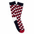 3-Pack Red, White and Black Socks